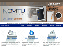 Tablet Screenshot of novitu.com